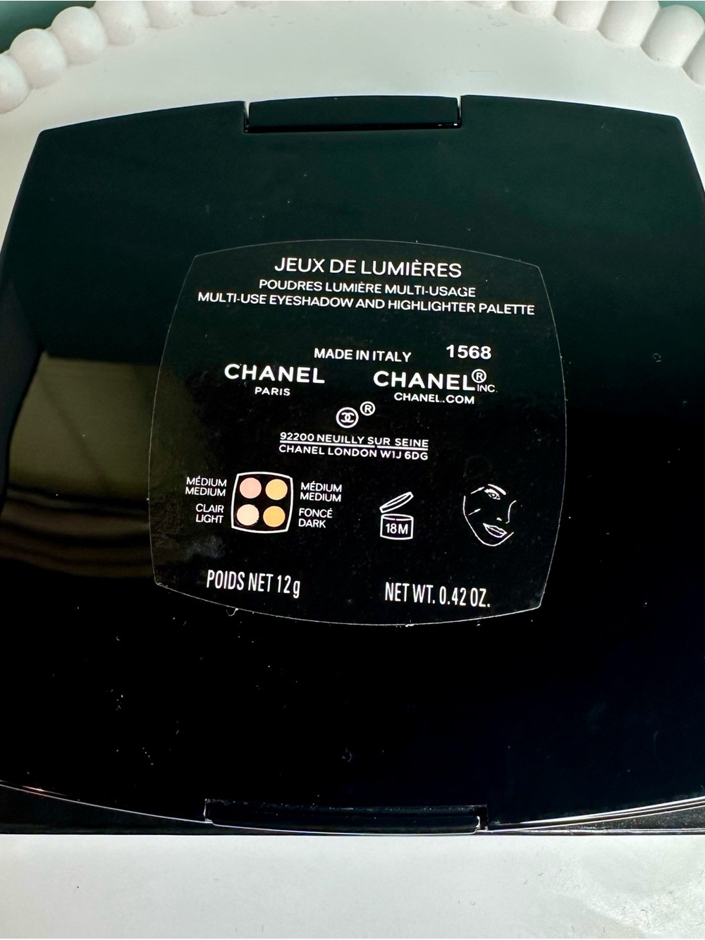 CHANEL Jeux de Lumieres Multi Use Eyeshadow/Highlighter Palette LIMITED EDITION - Picture 4 of 6